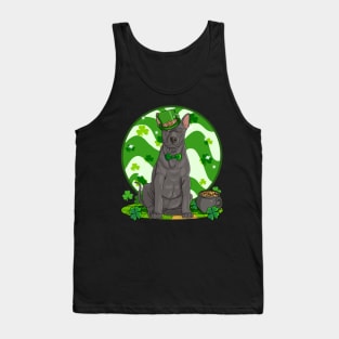 Thai Ridgeback Dog St Patricks Day Irish Leprechaun Tank Top